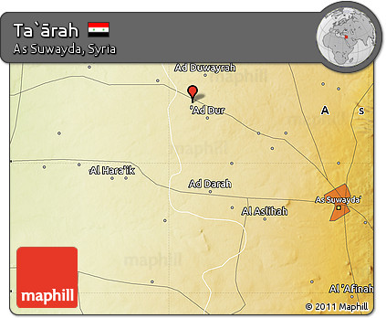 Physical Map of Ta`ārah