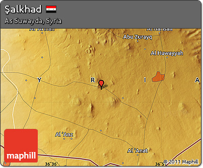 Physical Map of Şalkhad