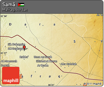 Physical Map of Samā
