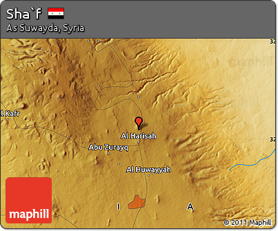 Physical Map of Sha`f