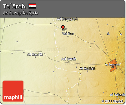 Physical Map of Ta`ārah