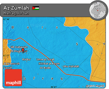 Political Map of Az Zumlah