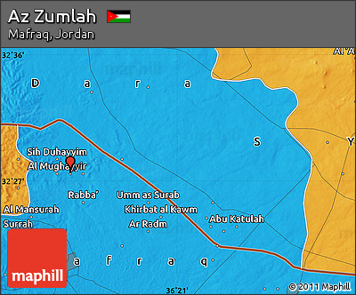 Political Map of Az Zumlah