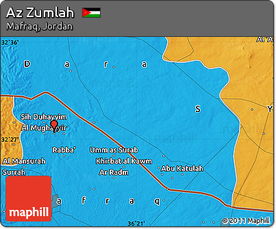 Political Map of Az Zumlah
