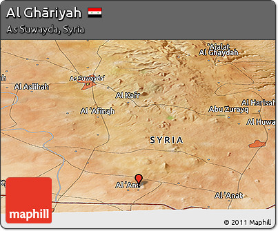 Satellite Panoramic Map of Al Ghāriyah