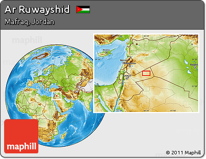 Physical Location Map of Ar Ruwayshid