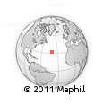 Outline Map of the Area around 32° 36' 26" N, 40° 43' 30" W, rectangular outline