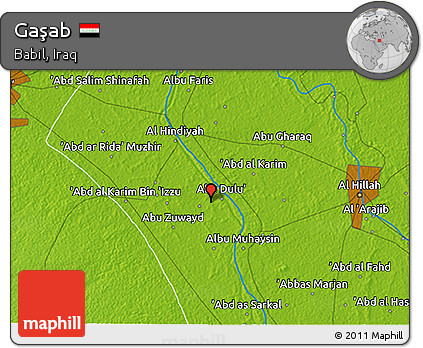 Physical 3D Map of Gaşab