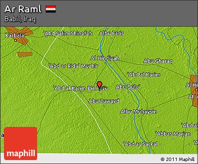 Physical 3D Map of Ar Raml