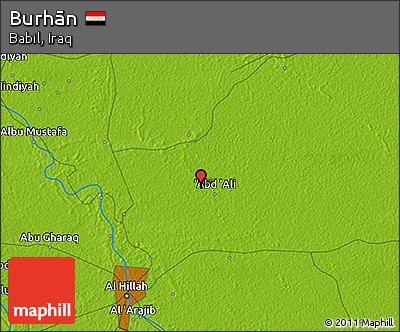 Physical 3D Map of Burhān
