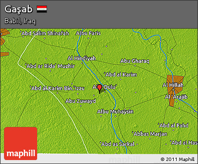 Physical 3D Map of Gaşab