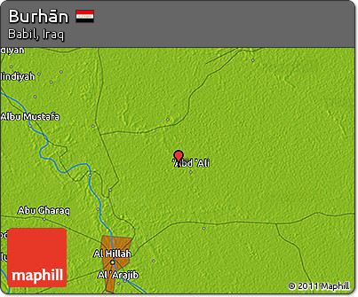 Physical 3D Map of Burhān
