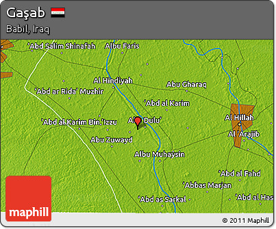 Physical 3D Map of Gaşab