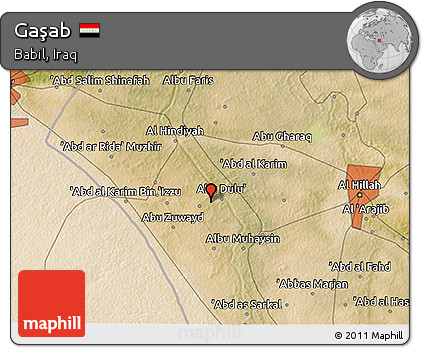 Satellite 3D Map of Gaşab
