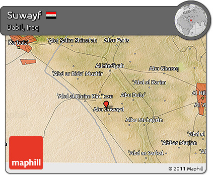 Satellite 3D Map of Suwayf