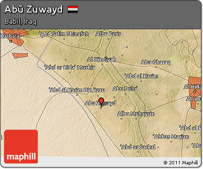 Satellite 3D Map of Abū Zuwayd