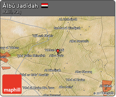 Satellite 3D Map of Ālbū Jadīdah