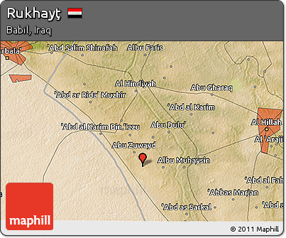 Satellite 3D Map of Rukhayţ