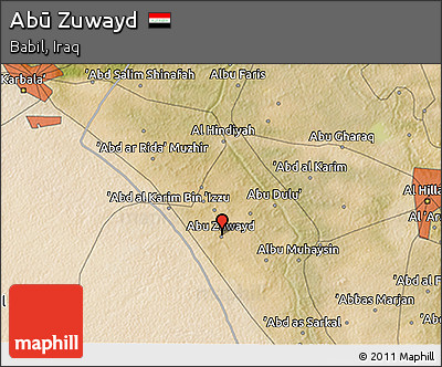 Satellite 3D Map of Abū Zuwayd