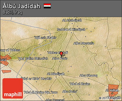 Satellite 3D Map of Ālbū Jadīdah