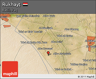 Satellite 3D Map of Rukhayţ