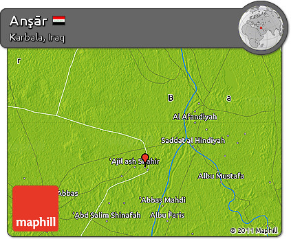 Physical Map of Anşār
