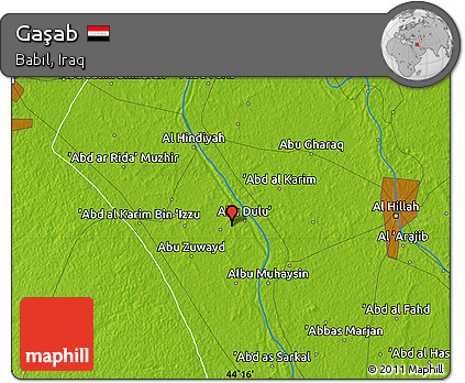 Physical Map of Gaşab