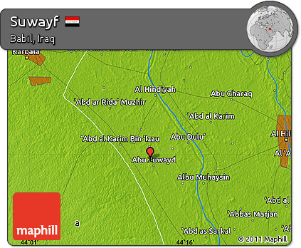 Physical Map of Suwayf