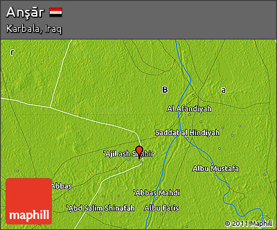 Physical Map of Anşār