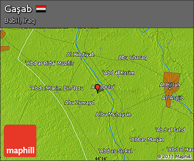 Physical Map of Gaşab