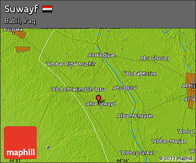 Physical Map of Suwayf