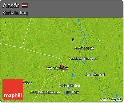 Physical Map of Anşār