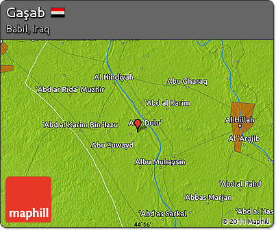Physical Map of Gaşab