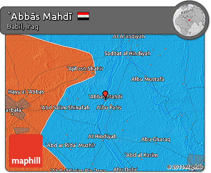 Political Map of `Abbās Mahdī