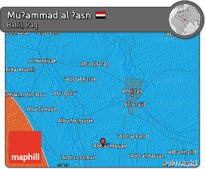 Political Map of Muḩammad Al Ḩasn