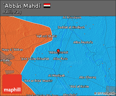 Political Map of `Abbās Mahdī