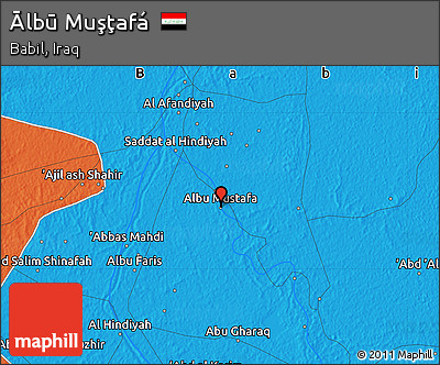 Political Map of Ālbū Muşţafá