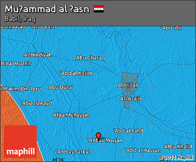 Political Map of Muḩammad Al Ḩasn