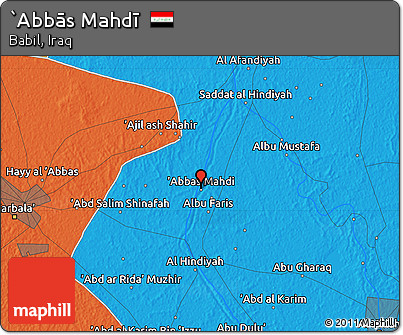 Political Map of `Abbās Mahdī
