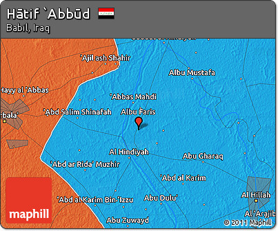 Political Map of Hātif `Abbūd