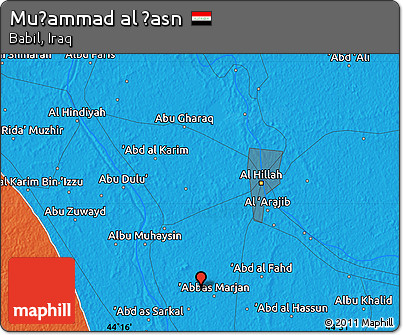 Political Map of Muḩammad Al Ḩasn