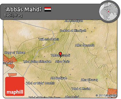 Satellite Map of `Abbās Mahdī
