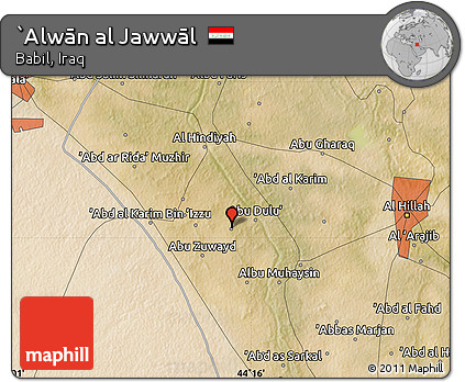 Satellite Map of `Alwān Al Jawwāl