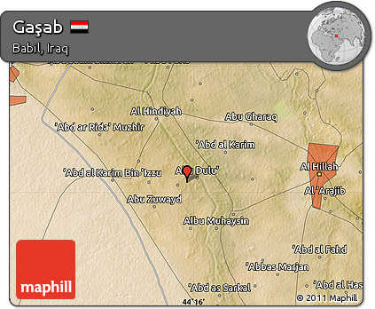 Satellite Map of Gaşab