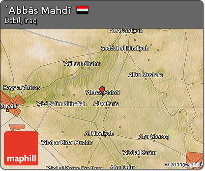 Satellite Map of `Abbās Mahdī