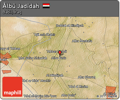 Satellite Map of Ālbū Jadīdah