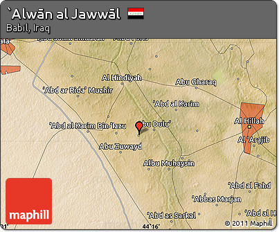 Satellite Map of `Alwān Al Jawwāl
