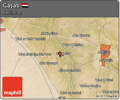 Satellite Map of Gaşab