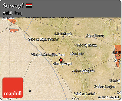 Satellite Map of Suwayf