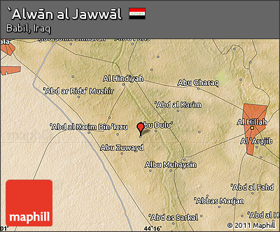 Satellite Map of `Alwān Al Jawwāl